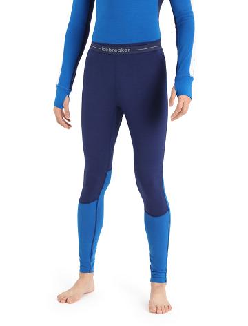 Leggings Icebreaker Merino 260 ZoneKnit™ Merino Homme Bleu Royal Bleu Marine | FR 1129TCEV